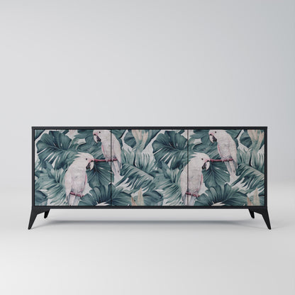 Credenza a 3 ante POPINJAY LOOK in finitura nera