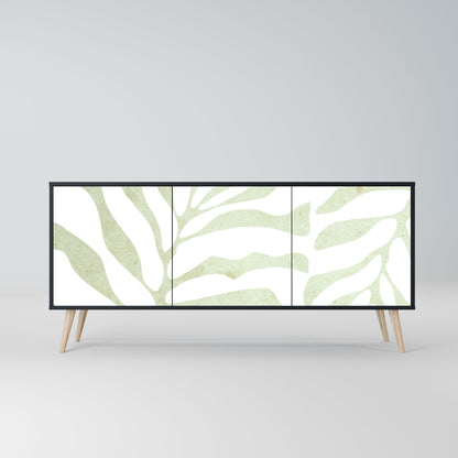 Credenza BOTANICAL SPARK a 3 ante in finitura nera