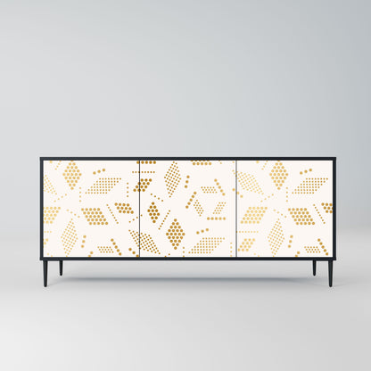 SPOTTED DAZE 3-Door Sideboard in Black Finish