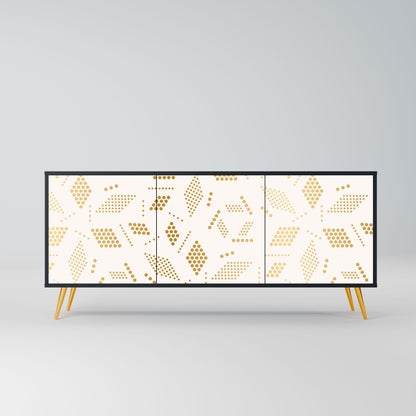 SPOTTED DAZE 3-Door Sideboard in Black Finish