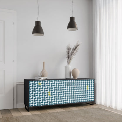 Credenza 3 ante OUT OF CONTEXT in finitura nera
