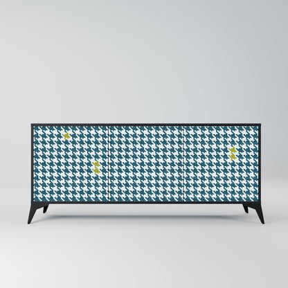 Credenza 3 ante OUT OF CONTEXT in finitura nera