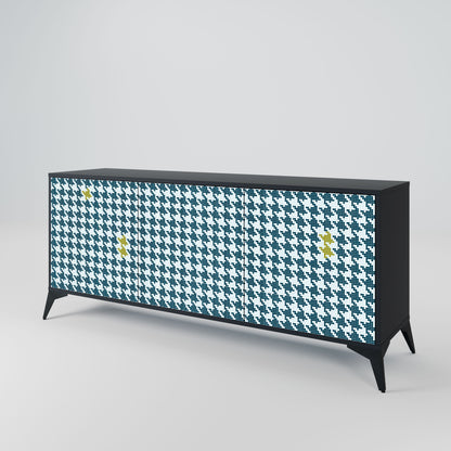 Credenza 3 ante OUT OF CONTEXT in finitura nera