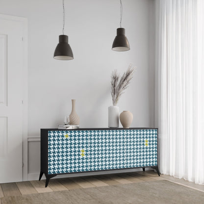 Credenza 3 ante OUT OF CONTEXT in finitura nera