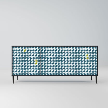 Credenza 3 ante OUT OF CONTEXT in finitura nera