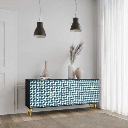 Credenza 3 ante OUT OF CONTEXT in finitura nera