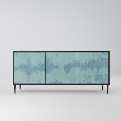 Credenza a 3 ante SKY WASH in finitura nera