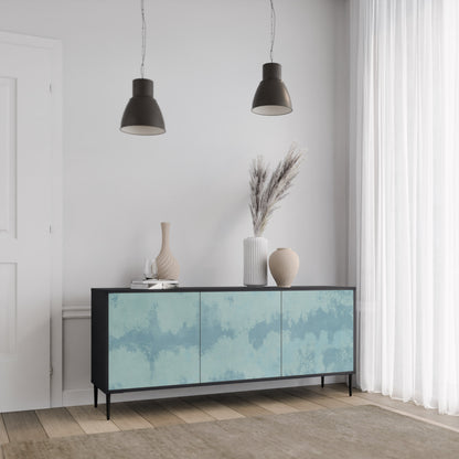 Credenza a 3 ante SKY WASH in finitura nera