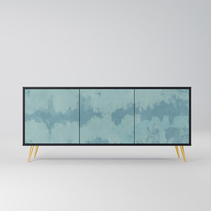 Credenza a 3 ante SKY WASH in finitura nera