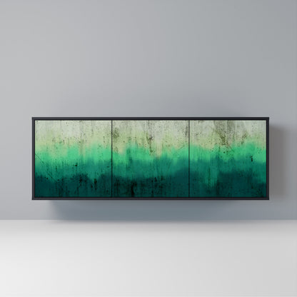 NORTHERN LIGHTS Madia a 3 Ante in Finitura Nera