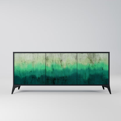 Credenza a 3 ante NORTHERN LIGHTS in finitura nera