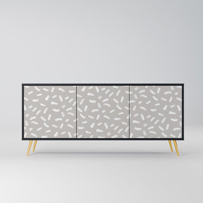 PASSING SECONDS 3-Door Sideboard in Black Finish