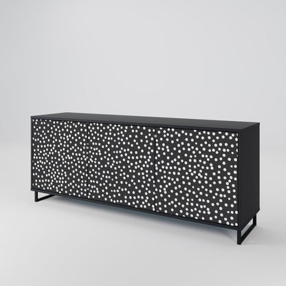 Credenza a 3 ante BLINDING LIGHTS in finitura nera