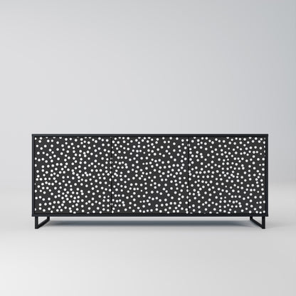 Credenza a 3 ante BLINDING LIGHTS in finitura nera