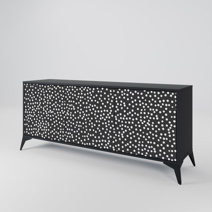 Credenza a 3 ante BLINDING LIGHTS in finitura nera