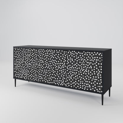Credenza a 3 ante BLINDING LIGHTS in finitura nera