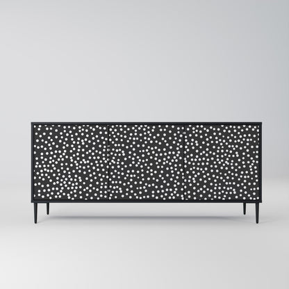 Credenza a 3 ante BLINDING LIGHTS in finitura nera