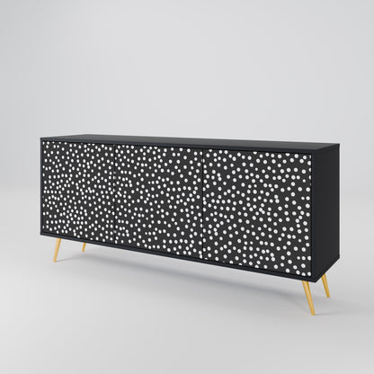 Credenza a 3 ante BLINDING LIGHTS in finitura nera