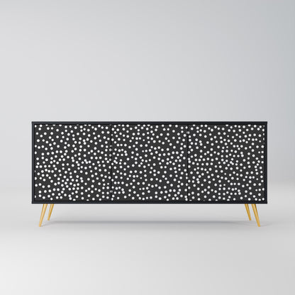 Credenza a 3 ante BLINDING LIGHTS in finitura nera