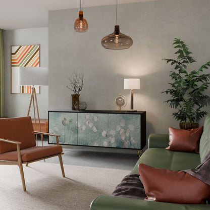 Credenza NIGHT LADY a 3 ante in finitura nera
