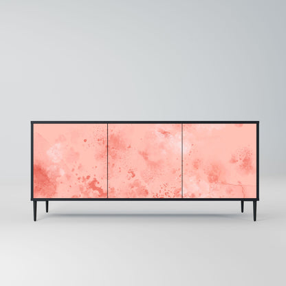 Credenza CRANE DANCE a 3 ante in finitura nera