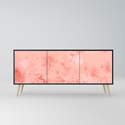 Credenza CRANE DANCE a 3 ante in finitura nera