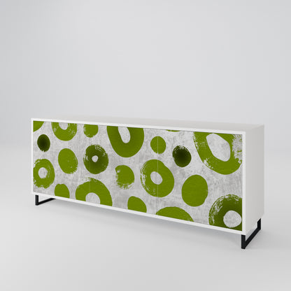 GREEN RHAPSODY Madia a 3 Ante in Finitura Bianca