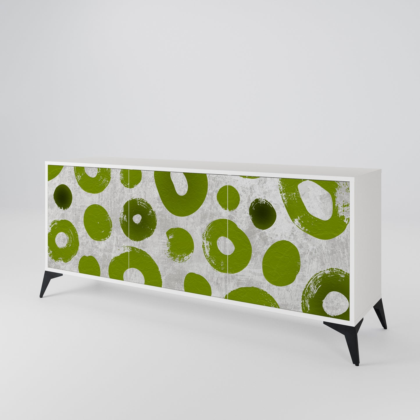 GREEN RHAPSODY Madia a 3 Ante in Finitura Bianca