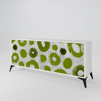GREEN RHAPSODY Madia a 3 Ante in Finitura Bianca