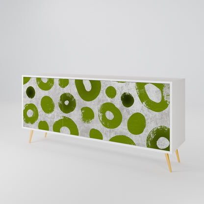 GREEN RHAPSODY Madia a 3 Ante in Finitura Bianca