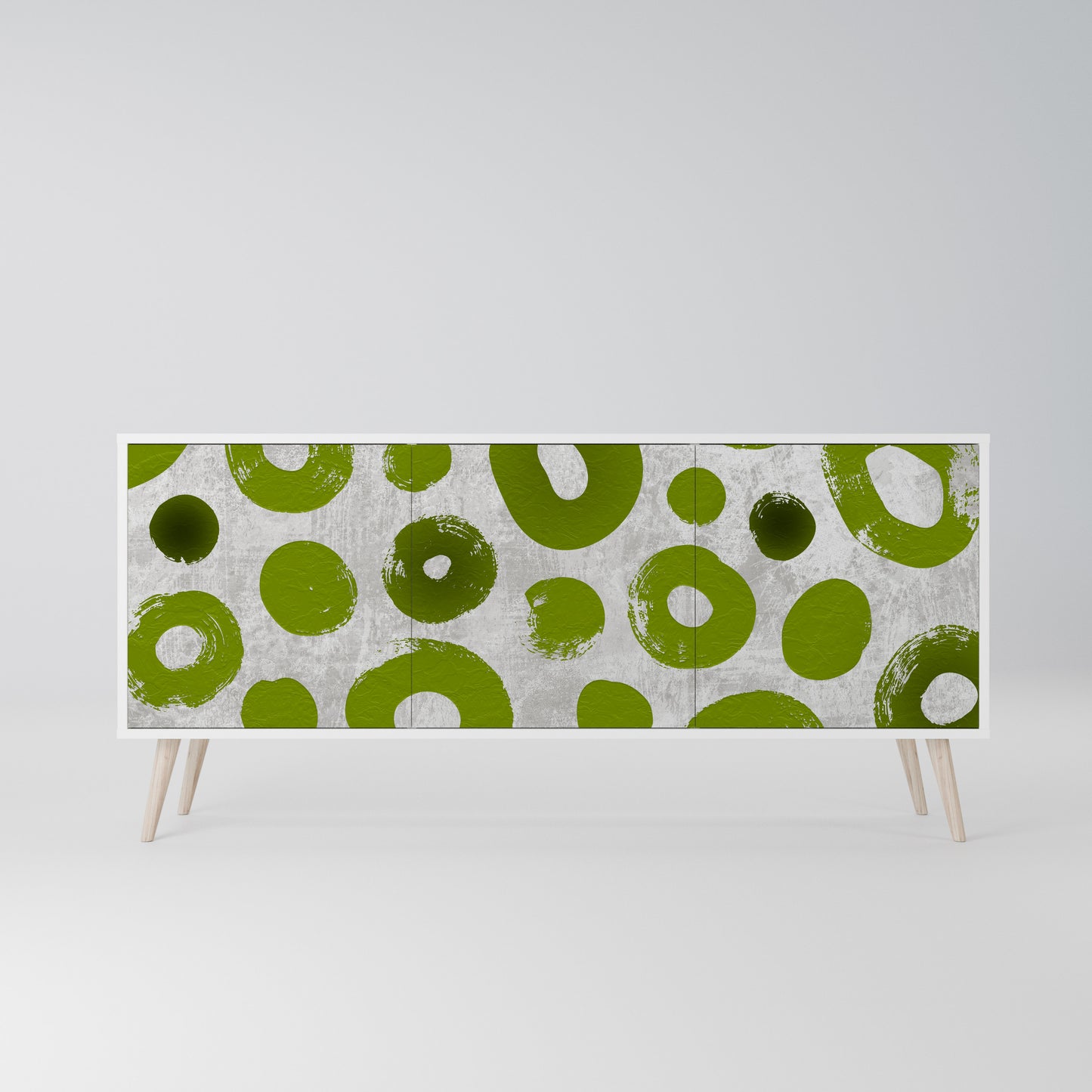GREEN RHAPSODY Madia a 3 Ante in Finitura Bianca