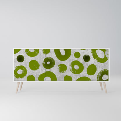 GREEN RHAPSODY Madia a 3 Ante in Finitura Bianca