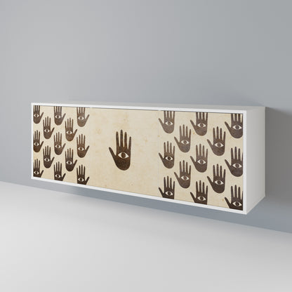 SEE MORE Madia a 3 Ante in Finitura Bianca