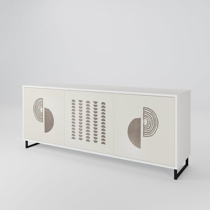 HARMONY ESSENCE Madia a 3 Ante in Finitura Bianca