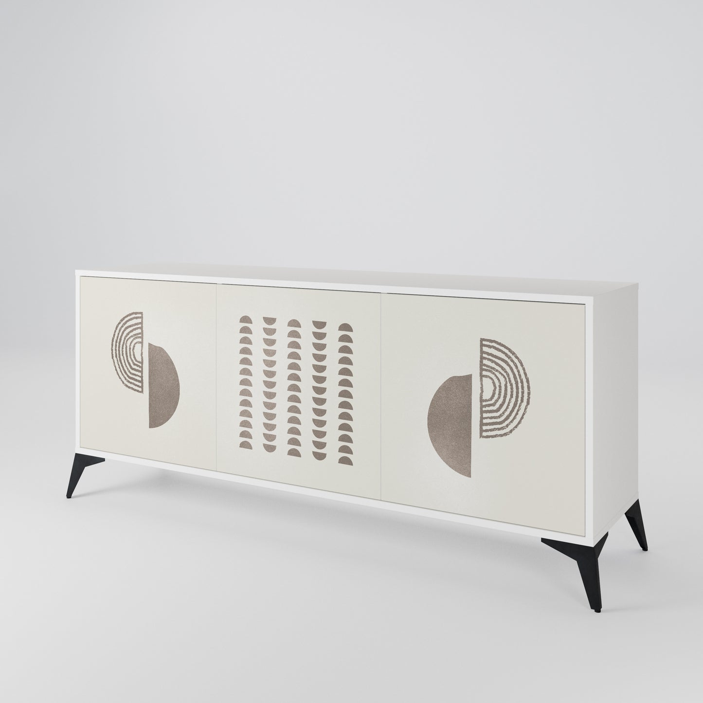 HARMONY ESSENCE Madia a 3 Ante in Finitura Bianca