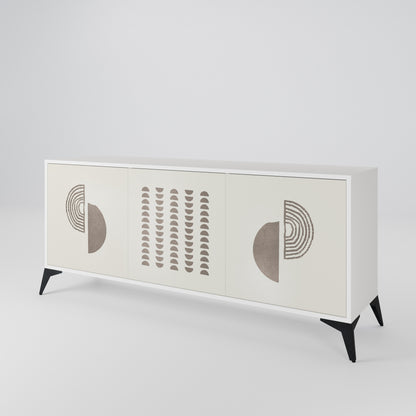 HARMONY ESSENCE Madia a 3 Ante in Finitura Bianca