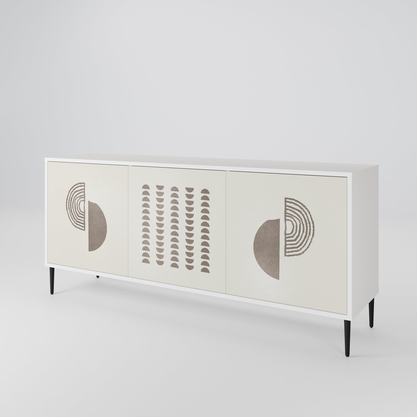 HARMONY ESSENCE Madia a 3 Ante in Finitura Bianca
