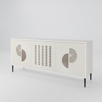 HARMONY ESSENCE Madia a 3 Ante in Finitura Bianca