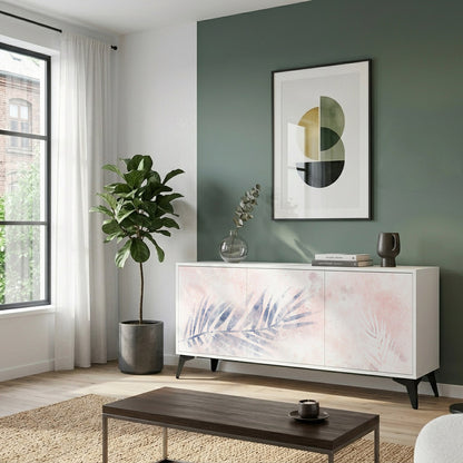 TIMELESS FLOAT Madia a 3 Ante in Finitura Bianca