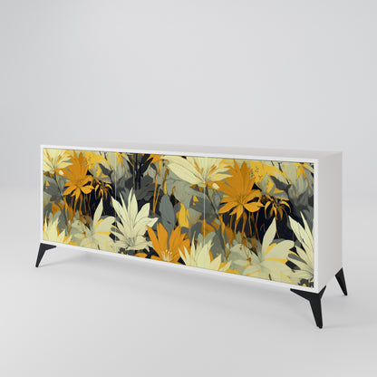 SUNKISSED LILY Madia a 3 Ante in Finitura Bianca