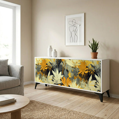 SUNKISSED LILY Madia a 3 Ante in Finitura Bianca