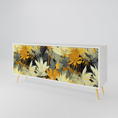 SUNKISSED LILY Madia a 3 Ante in Finitura Bianca