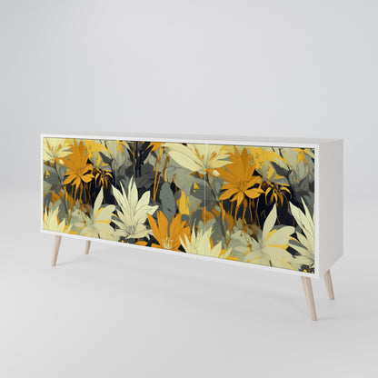 SUNKISSED LILY Madia a 3 Ante in Finitura Bianca
