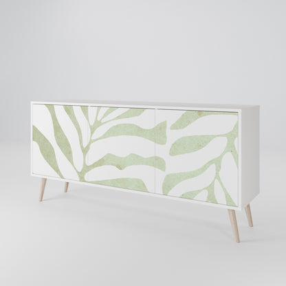 BOTANICAL SPARK Madia a 3 Ante in Finitura Bianca
