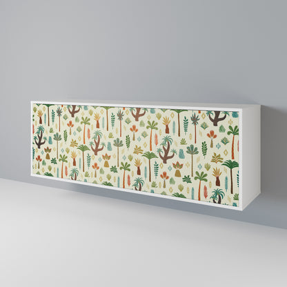PALM SPRING Madia a 3 Ante in Finitura Bianca