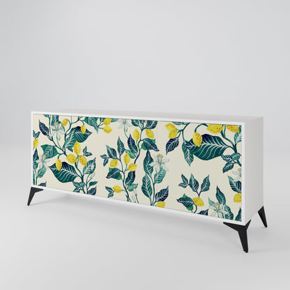 LEMON TREE Madia a 3 Ante in Finitura Bianca