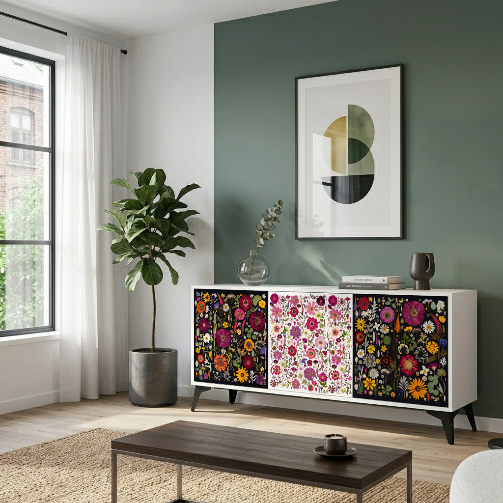 DAYNITE GARDEN Madia a 3 Ante in Finitura Bianca