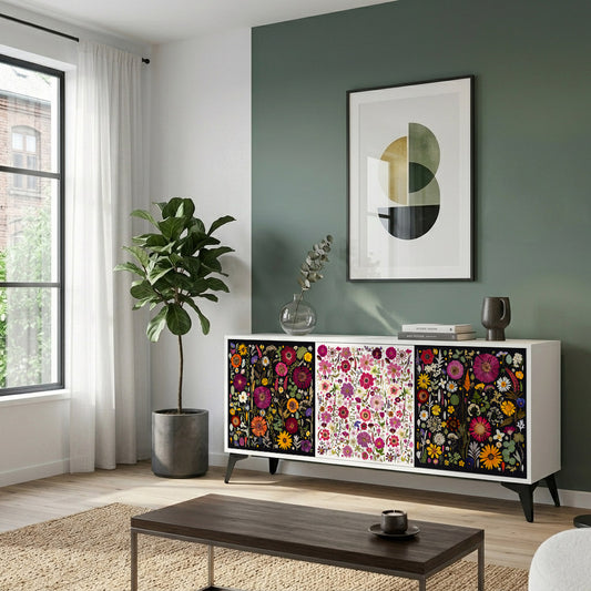 DAYNITE GARDEN Madia a 3 Ante in Finitura Bianca