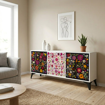 DAYNITE GARDEN Madia a 3 Ante in Finitura Bianca