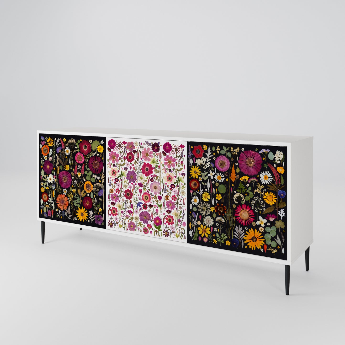 DAYNITE GARDEN Madia a 3 Ante in Finitura Bianca